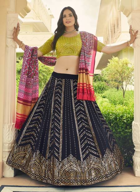 Navy Colour Bridesmaid Vol 23 Khushbu New Latest Designer Exclusive Ethnic Wear Lehenga Choli Collection 2197